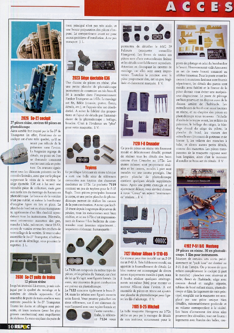 Replic 167 - Mirage IV, A-380, CH-54 Skycrane, P-40 B